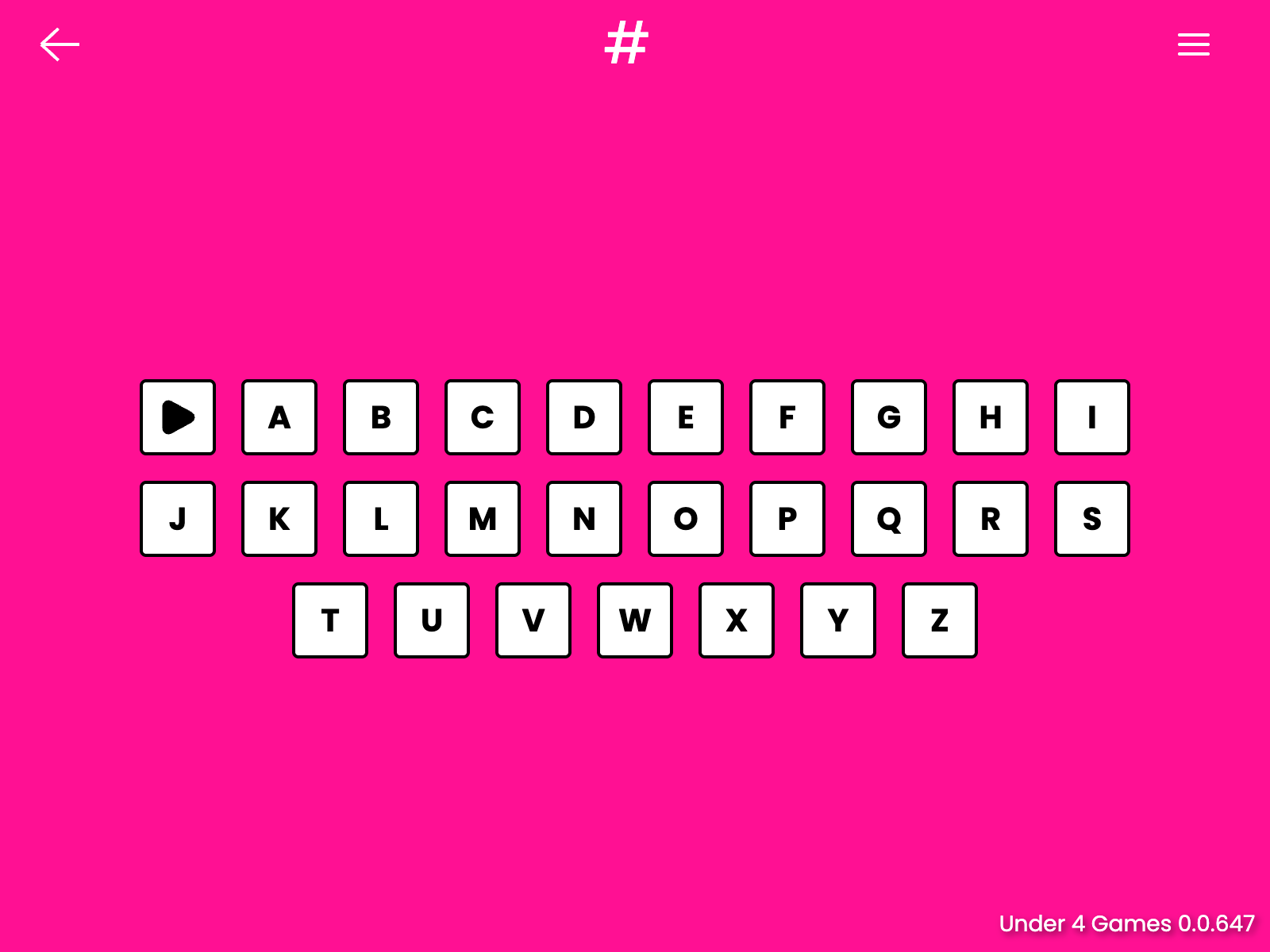 Letter Keypad